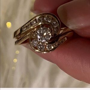 💍14k YG Solitaire Engagement Diamond ring 💍